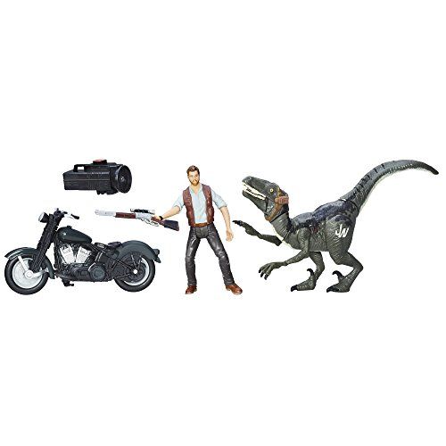 해즈브로 Jurassic Park Alpha Cycle & Hybrid Raptor Pack