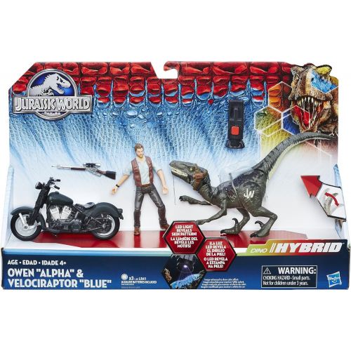 해즈브로 Jurassic Park Alpha Cycle & Hybrid Raptor Pack