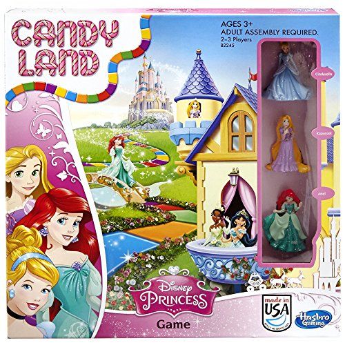 해즈브로 Hasbro Gaming Candy Land Disney Princess Edition Board Game (Amazon Exclusive)