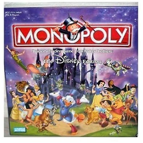 해즈브로 Hasbro The Disney Editiion Monopoly Board Game 2001