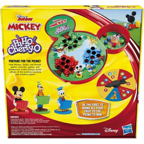 해즈브로 Hasbro Gaming Hasbro Hi Ho Cherry-O Game Disney Mickey Mouse Clubhouse Edition (Amazon Exclusive)