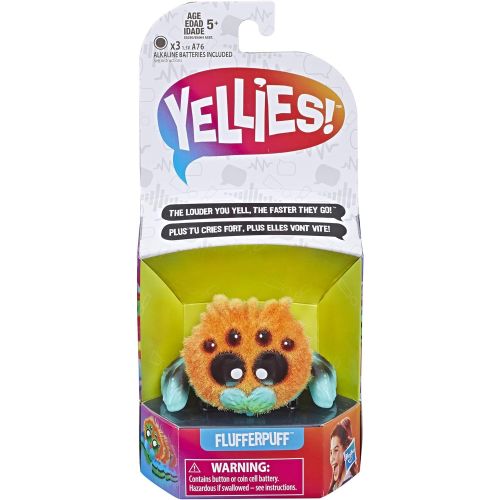 해즈브로 [아마존베스트]Yellies! Flufferpuff; Voice-Activated Spider Pet; Ages 5 and up