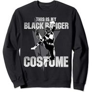 할로윈 용품Hasbro Power Rangers Black Ranger Halloween Costume Sweatshirt