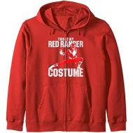 할로윈 용품Hasbro Power Rangers Red Ranger Halloween Costume Zip Hoodie