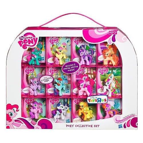 해즈브로 My Little Pony Exclusive 12Pack Pony Collection Set Includes 6 Special Edition Ponies!