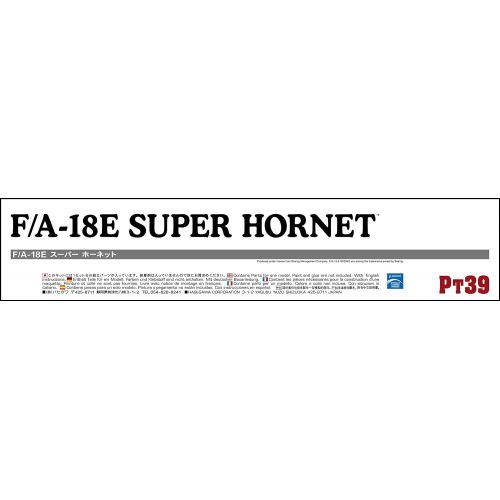  Hasegawa HAPT39 1:48 Scale FA-18E Super Hornet Plastic Model