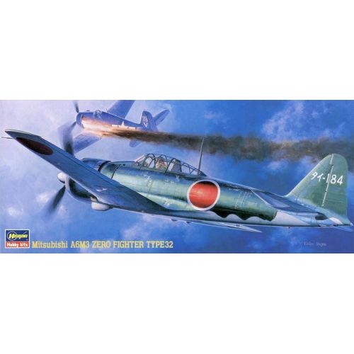  Hasegawa kit 1/72 Mitsubishi A6M3 Zero Fighter Type 32 - Slight Shelf Wear