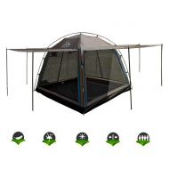 Hasika All-Weather Diversified 8 x 8 Instant Screened Canopy(not Include Outside Poles)
