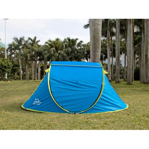  Hasika Pop-up 2 Tent an Automatic Instant Portable Beach Tent - Water-Resistant & UV Protection Sun Shelter - with Carrying Bag