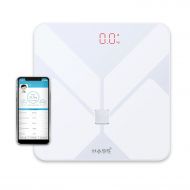 Hass Tech Bluetooth Body Fat Bathroom Scale | Our Smart Scales for Body Weight Helps with Weight Loss | Analyze 8 Body Composition | Ours is The Best Scale for Weight and Body Fat!