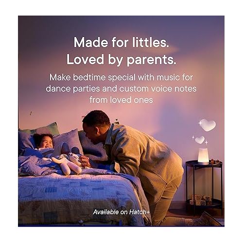  Hatch Rest Baby Sound Machine, Night Light | 2nd Gen | Sleep Trainer, Time-to-Rise Alarm Clock, White Noise Soother, Music & Stories for Nursery, Toddler & Kids Bedroom (Wi-Fi)