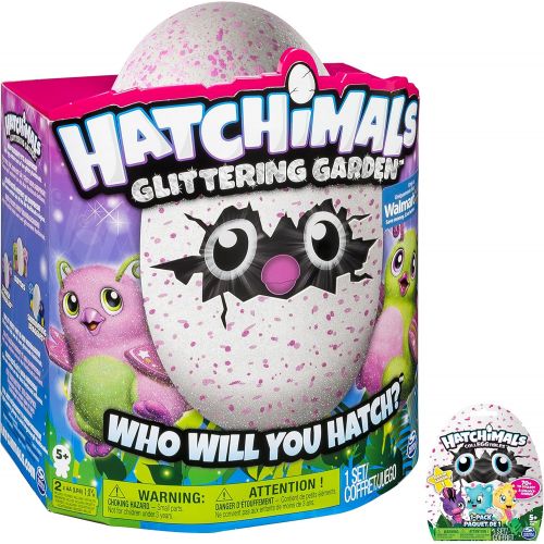  [아마존베스트]Hatchimal Glittering Garden Gleaming Burtle pink/green with CollEGGtible Blind Pack!