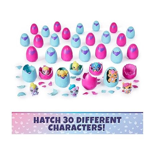  Hatchimals CollEGGtibles 30 Egg Mystery Value Pack - Mini Figures Ultimate Cracking Set: Who Will You Hatch? - 30 Unique Figures, Party Favor, Easter Egg Hunt & Easter Basket Gift Pack (Age 3+)