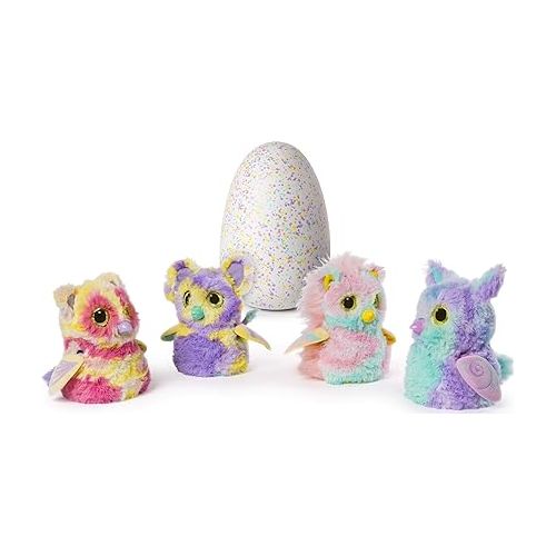  Hatchimals Mystery, Hatch 1 of 4 Fluffy Interactive Mystery Characters from Cloud Cove (Styles May Vary), Multicolor
