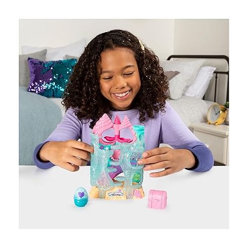 Hatchimals CollEGGtibles, Coral Castle Fold Open Playset with Exclusive Mermal Character (Amazon Exclusive Set), Girl Toys, Girls Gifts for Ages 5 and up