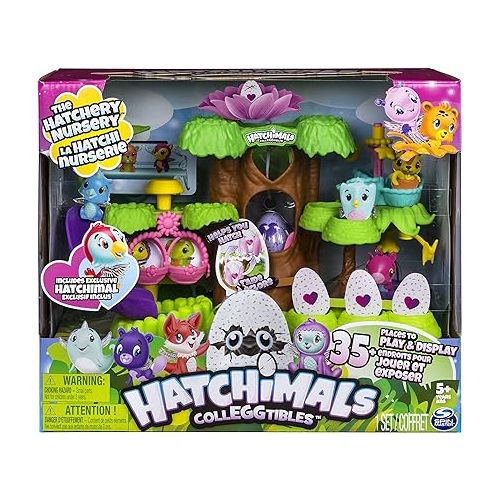  Hatchimals, Hatchery Nursery Playset with Exclusive