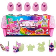 Hatchimals CollEGGtibles, Rainbow-cation Wolf Family Carton with Surprise Playset, 10 Characters, 2 Accessories, Kids Toys for Girls