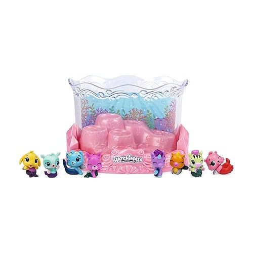  Hatchimals CollEGGtibles, Mermal Magic Underwater Aquarium with 8 Exclusive Characters (Amazon Exclusive Set), Girl Toys, Girls Gifts for Ages 5 and up