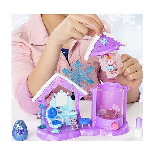  Hatchimals CollEGGtibles, Glitter Salon Playset with 2 Exclusive, for Kids Aged 5 and Up