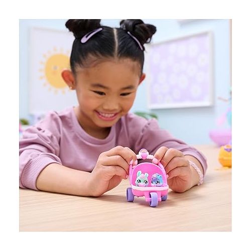  Hatchimals Alive, Hatch N’ Stroll Playset with Stroller Toy and 2 Mini Figures in Self-Hatching Eggs, Kids Toys for Girls and Boys Ages 3 and up