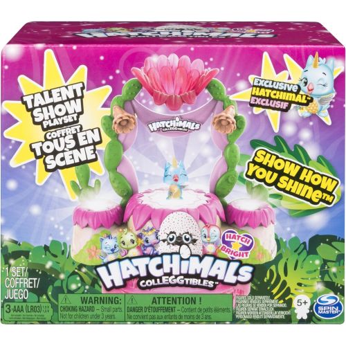  Hatchimals CollEGGtibles, Talent Show Lightup Playset with an Exclusive Season 4 Hatchimals CollEGGtible, for Ages 5 and Up