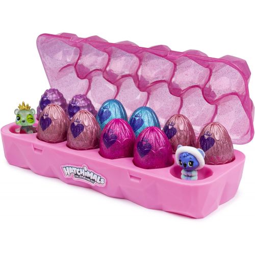  [아마존 핫딜] [아마존핫딜]Hatchimals Colleggtibles, Jewelry Box Royal Dozen 12 Pack Egg Carton with 2 Exclusive