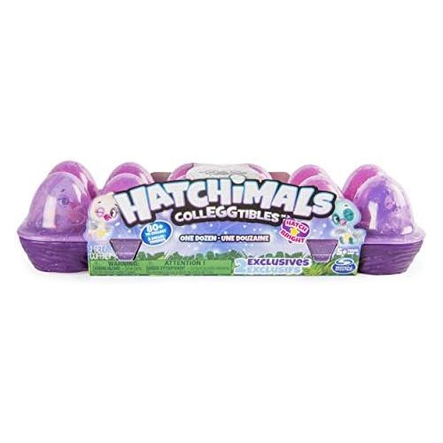  [아마존베스트]Hatchimals CollEGGtibles, 12 Pack Egg Carton with Exclusive Season 4 Hatchimals CollEGGtibles, for Ages 5 and Up (Styles and Colors May Vary)