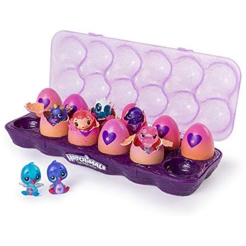  [아마존베스트]Hatchimals CollEGGtibles, 12 Pack Egg Carton with Exclusive Season 4 Hatchimals CollEGGtibles, for Ages 5 and Up (Styles and Colors May Vary)