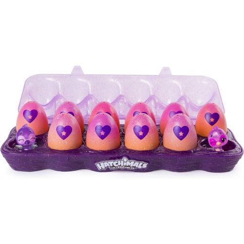  [아마존베스트]Hatchimals CollEGGtibles, 12 Pack Egg Carton with Exclusive Season 4 Hatchimals CollEGGtibles, for Ages 5 and Up (Styles and Colors May Vary)