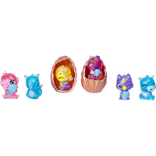  [아마존베스트]Hatchimals CollEGGtibles, Mermal Magic 6 Pack Shell Carrying Case with Season 5 CollEGGtibles, for Kids Aged 5 and Up (Color May Vary)