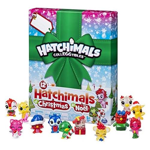  [아마존베스트]Hatchimals CollEGGtibles, 12 of Christmas Surprise Gift Set, for Kids Aged 5 and Up