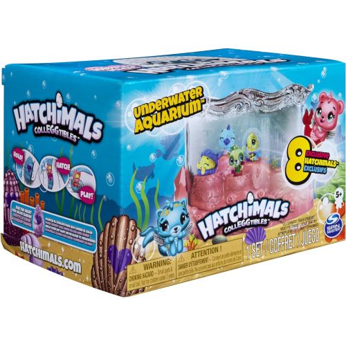  [아마존베스트]Hatchimals CollEGGtibles, Mermal Magic Underwater Aquarium with 8 Exclusive, for Kids Aged 5 and Up, Only at Amazon