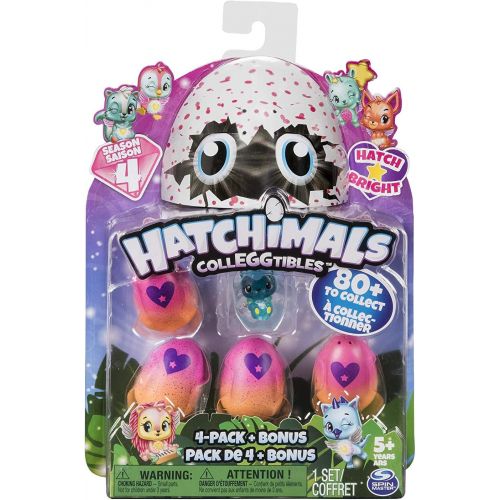  [아마존베스트]Hatchimals CollEGGtibles Season 4 Kid’s Toys (10-Pack) Collectible Playset | Glitter, Metallic, Glow-in-The-Dark- Fuzzy, and Limited Edition Surprises | Girls and Boys