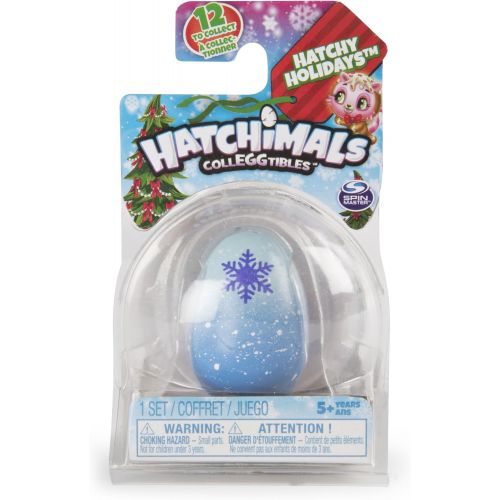  [아마존베스트]Hatchimals CollEGGtibles, Hatchy Holidays 1-Pack + Nest, (Styles May Vary)