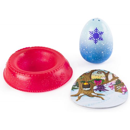  [아마존베스트]Hatchimals CollEGGtibles, Hatchy Holidays 1-Pack + Nest, (Styles May Vary)