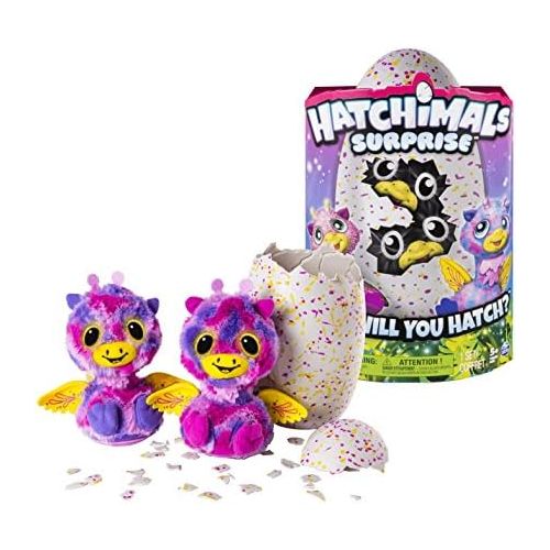  [아마존베스트]Hatchimals Surprise Giraven Yellow Egg Playset