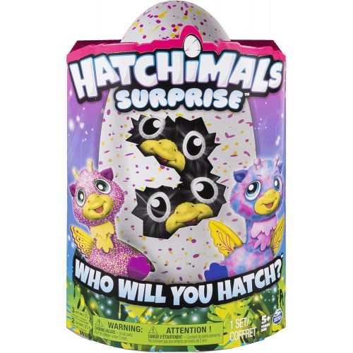  [아마존베스트]Hatchimals Surprise Giraven Yellow Egg Playset