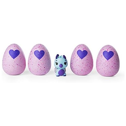  [아마존베스트]Hatchimals Colleggtibles Exclusive Season 2 Burtle Collectors 4-Pack + Bonus