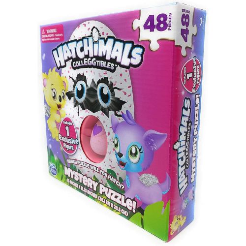  [아마존베스트]Hatchimals Colleggtibles Mystery Puzzle 48 Pieces - Includes 1 EXCLUSIVE Figure