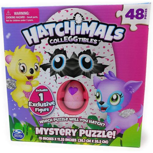  [아마존베스트]Hatchimals Colleggtibles Mystery Puzzle 48 Pieces - Includes 1 EXCLUSIVE Figure