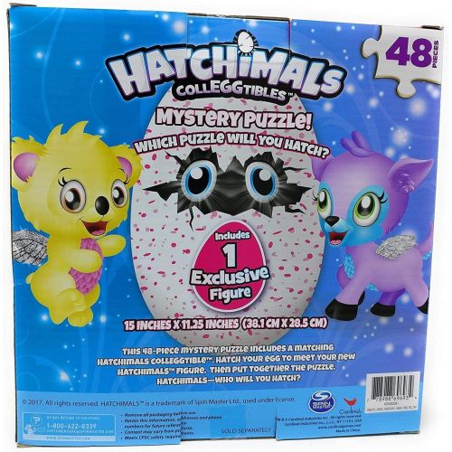  [아마존베스트]Hatchimals Colleggtibles Mystery Puzzle 48 Pieces - Includes 1 EXCLUSIVE Figure