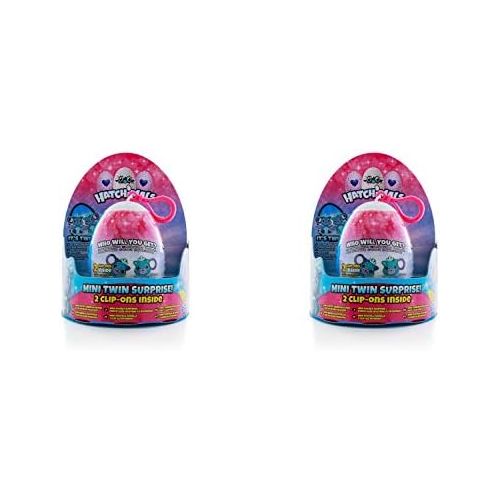  [아마존베스트]Hatchimals Mini Twin Surprise Egg Toy 2 Eggs with 2 Clip Ons Inside