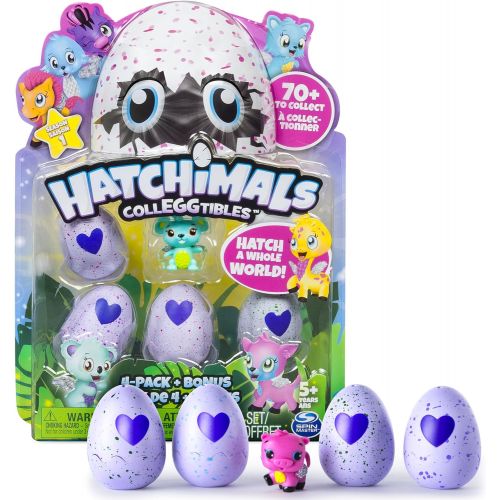  [아마존베스트]Hatchimals Colleggtibles 4 Pack + Bonus Character