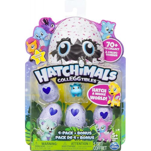  [아마존베스트]Hatchimals Colleggtibles 4 Pack + Bonus Character