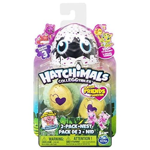  [아마존베스트]Hatchimals Colleggtibles Series 3 2 Pack & Nest