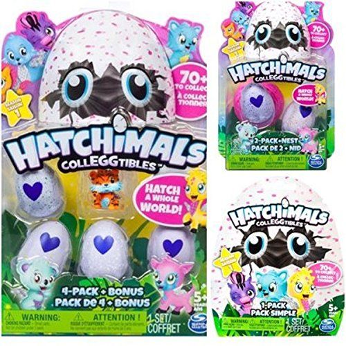  Hatchimals Colleggtibles Season 1 4-pack + bonus, 2-pack + nest, 1 blind SET (random assortment) Collectibles