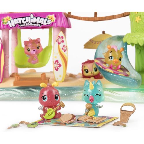  Hatchimal Colleggtibles Tropical Party Playset