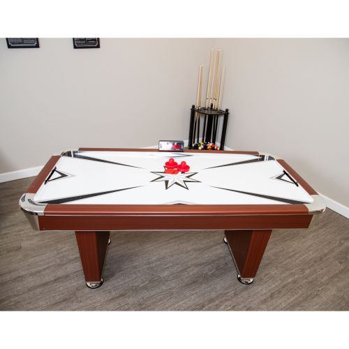  Hathaway Midtown Air Hockey Table, 6-ft, Cherry Wood Finish