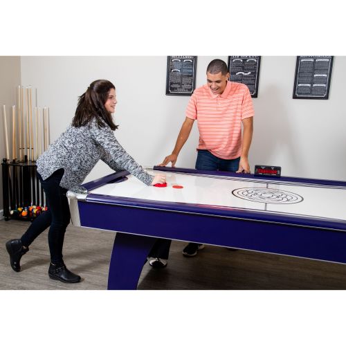  Hathaway Phantom 7.5-Foot Air Hockey Game Table with Electronic Scoring, Dual Blowers and Automatic Return