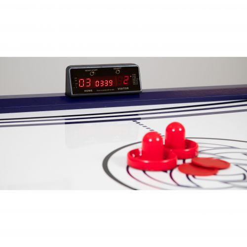  Hathaway Phantom 7.5-Foot Air Hockey Game Table with Electronic Scoring, Dual Blowers and Automatic Return